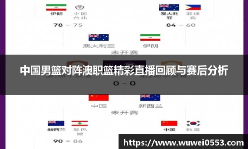 中国男篮对阵澳职篮精彩直播回顾与赛后分析